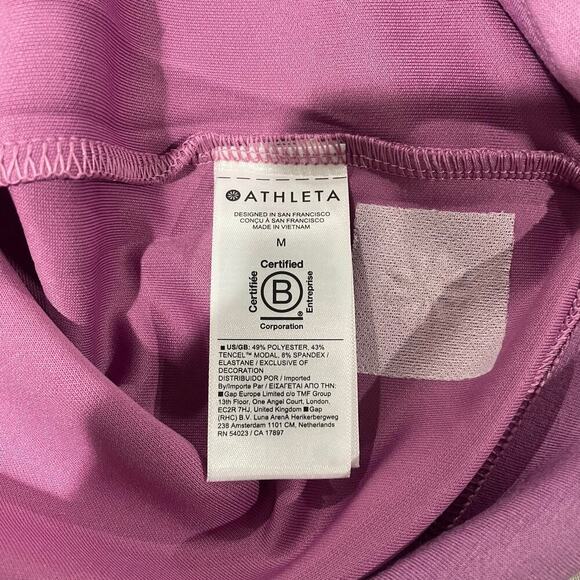 NWT Athleta Purple Lilac Seasoft Crewneck Sweatshirt Size M - Picture 9 of 11